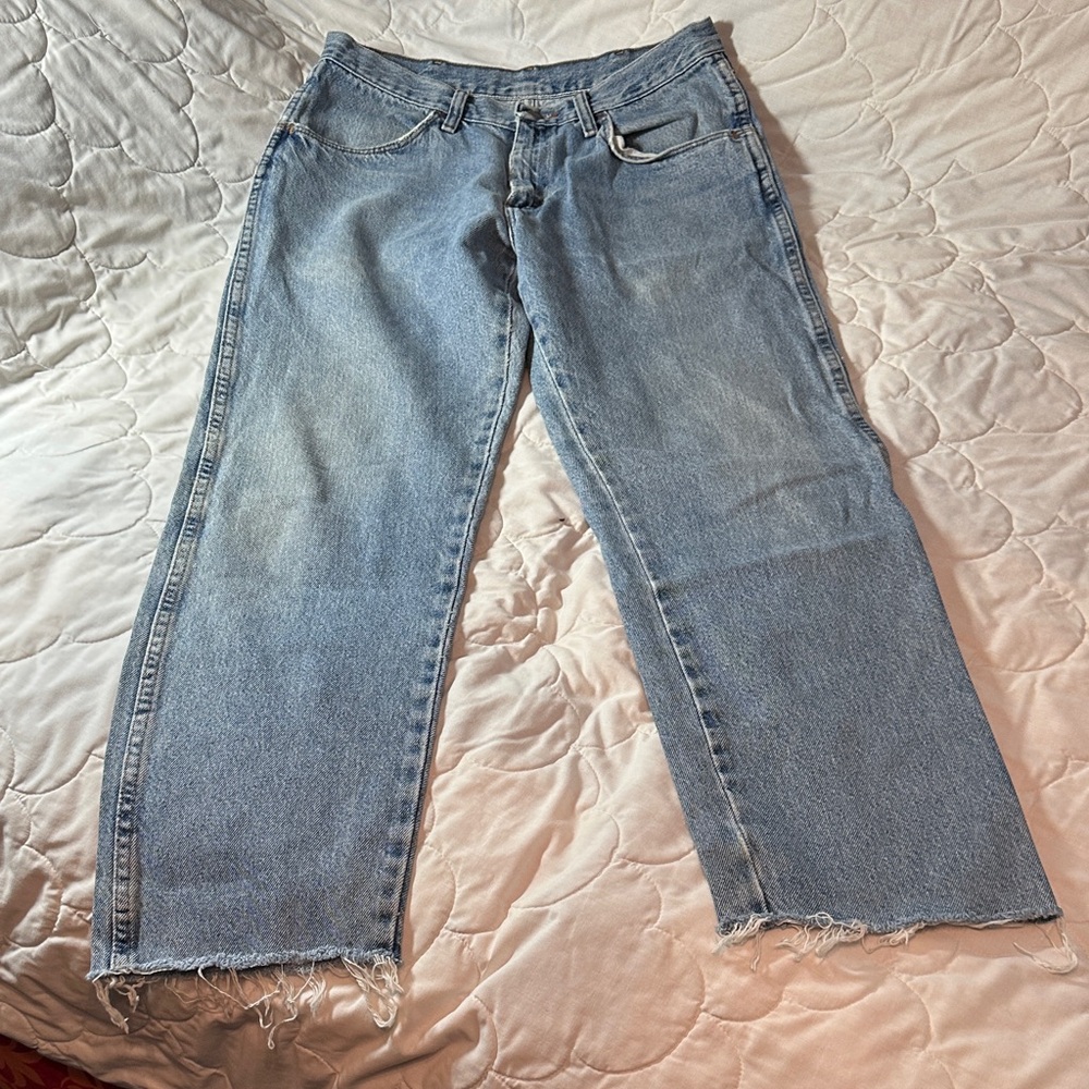 Rustler  Women's Straight Leg Jeans - Light Blue
